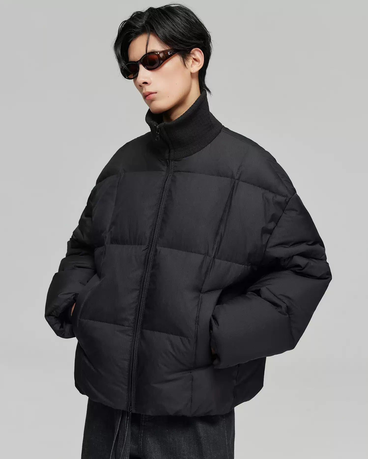 Coated Mid-Length Fitted Hunting Jacket