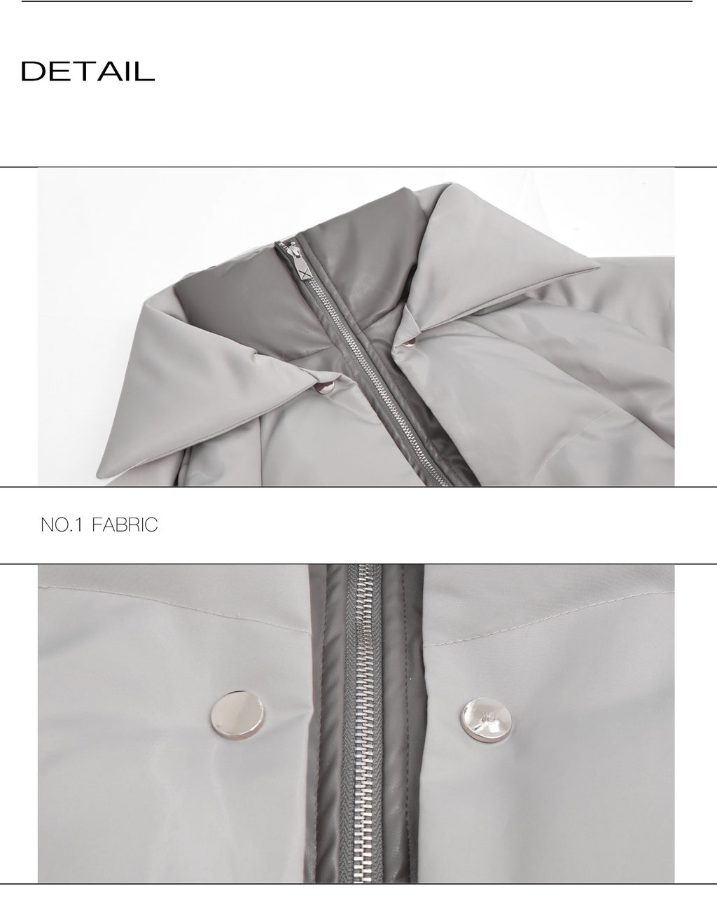 Glossy Quilted Padded Jacket