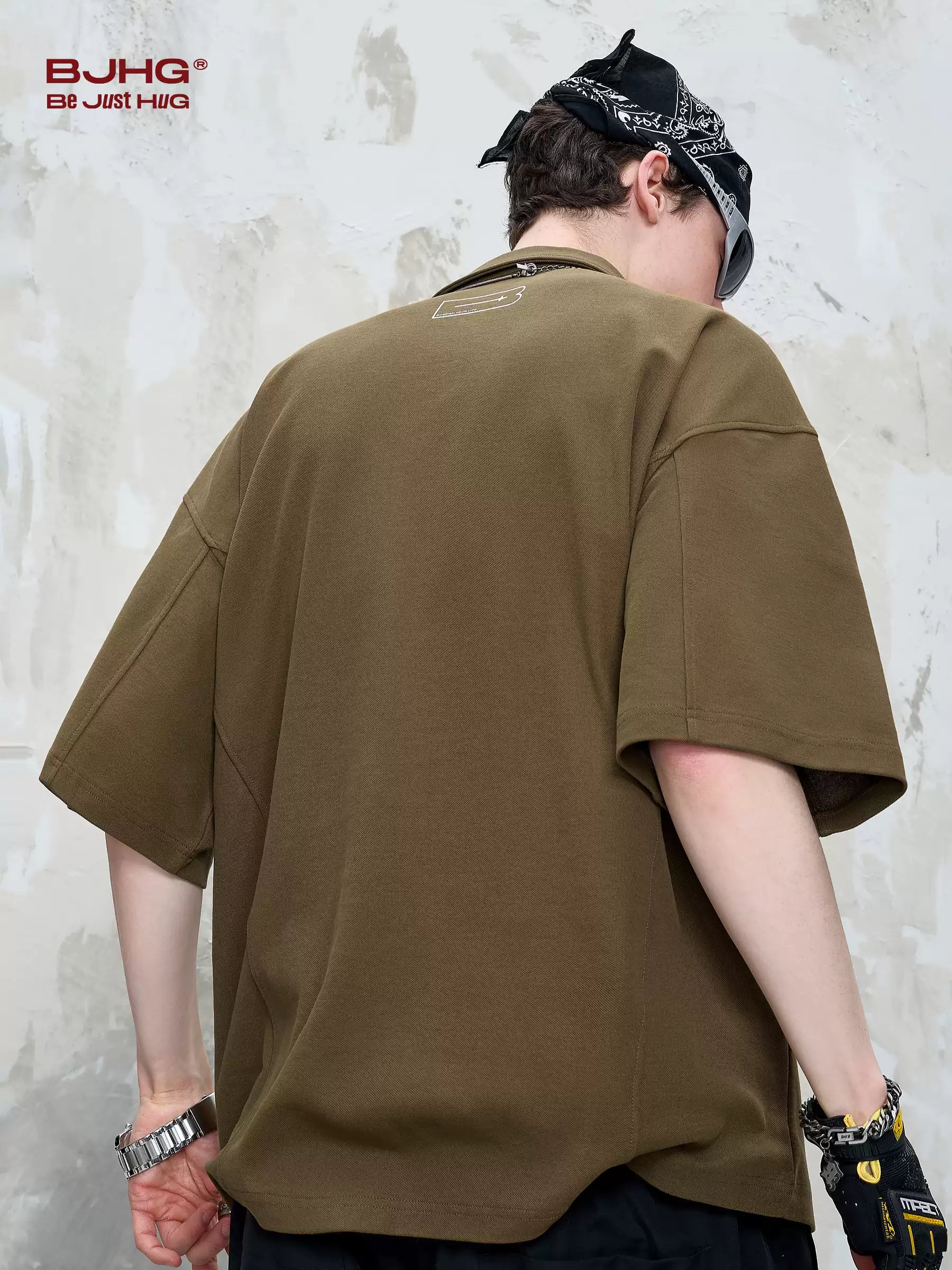 Heavyweight Piqué Cotton Polo Shirt