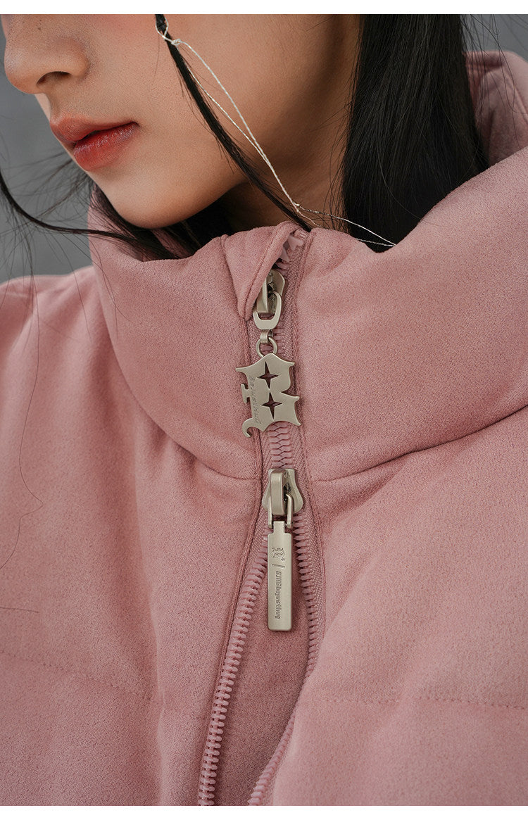 Unisex Embroidered Puffer Jacket