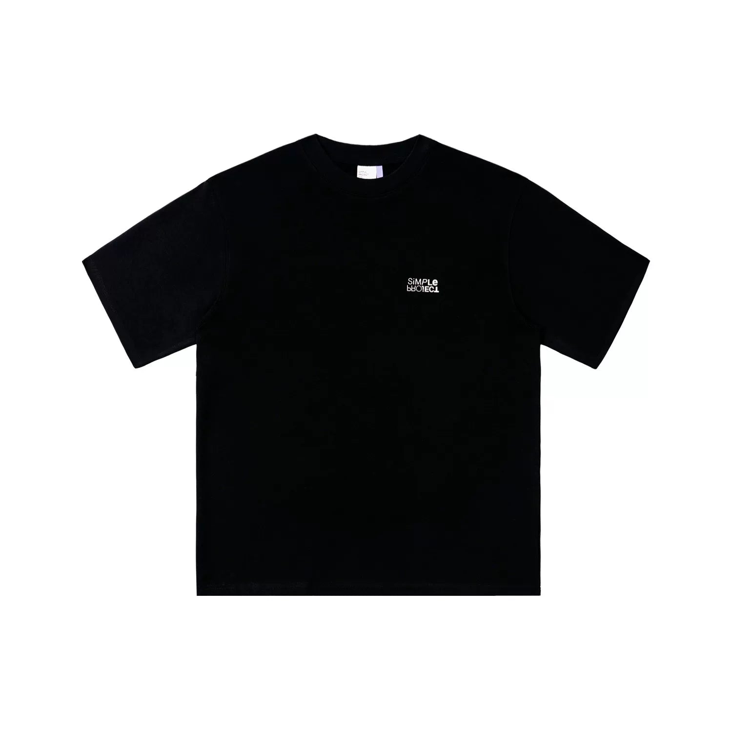 Inverted Logo Print Relaxed Short-Sleeve T-Shirt