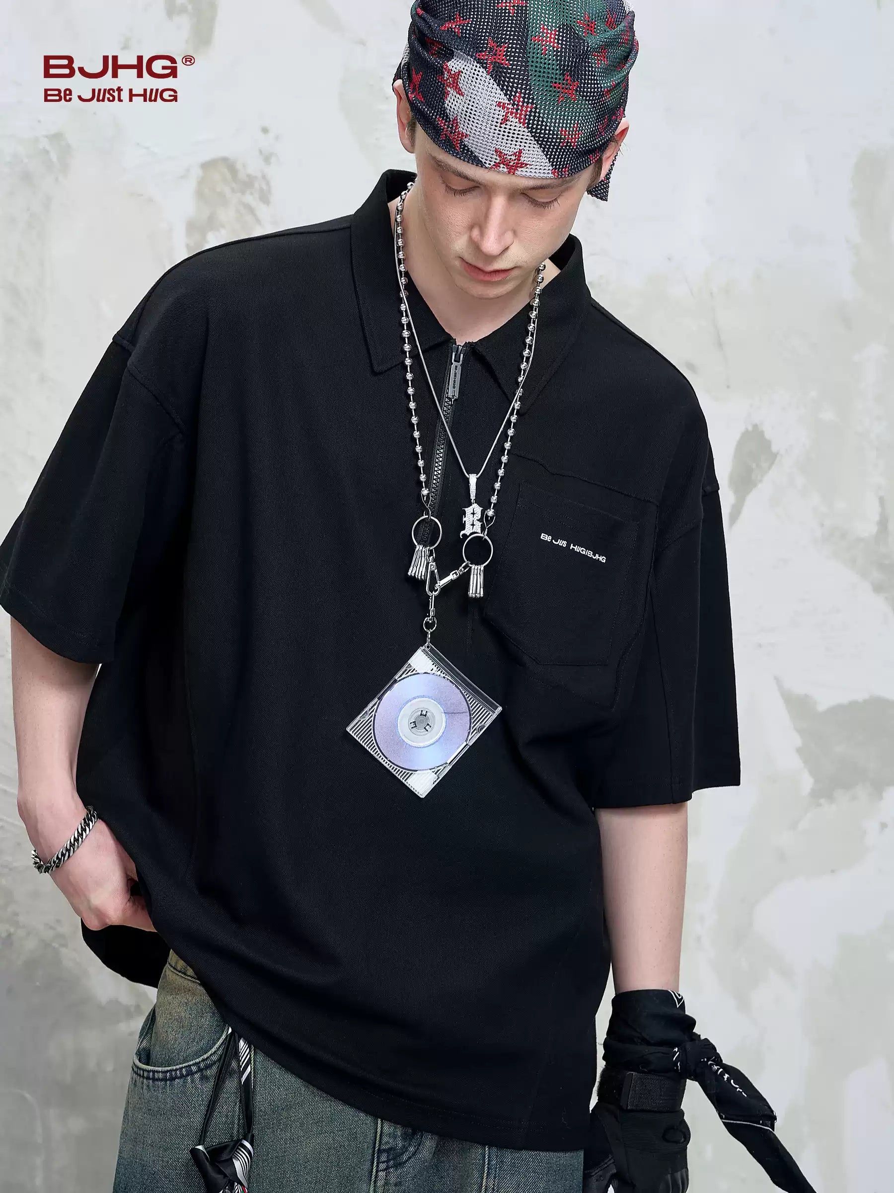 Heavyweight Piqué Cotton Polo Shirt