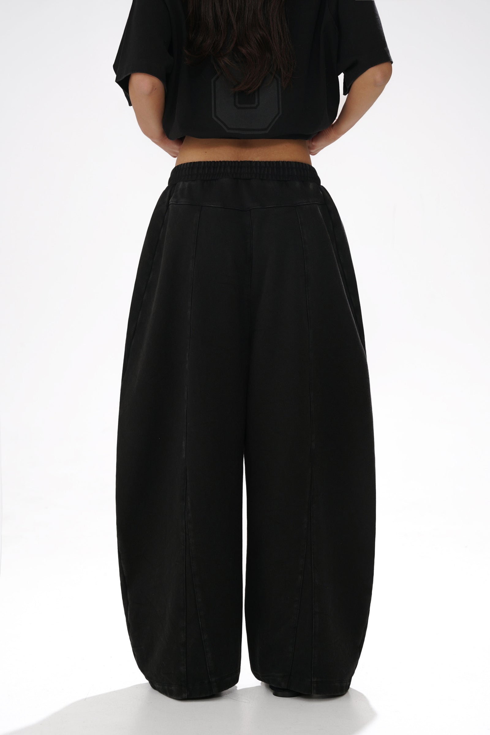 Unisex Curved Leg Sweatpants