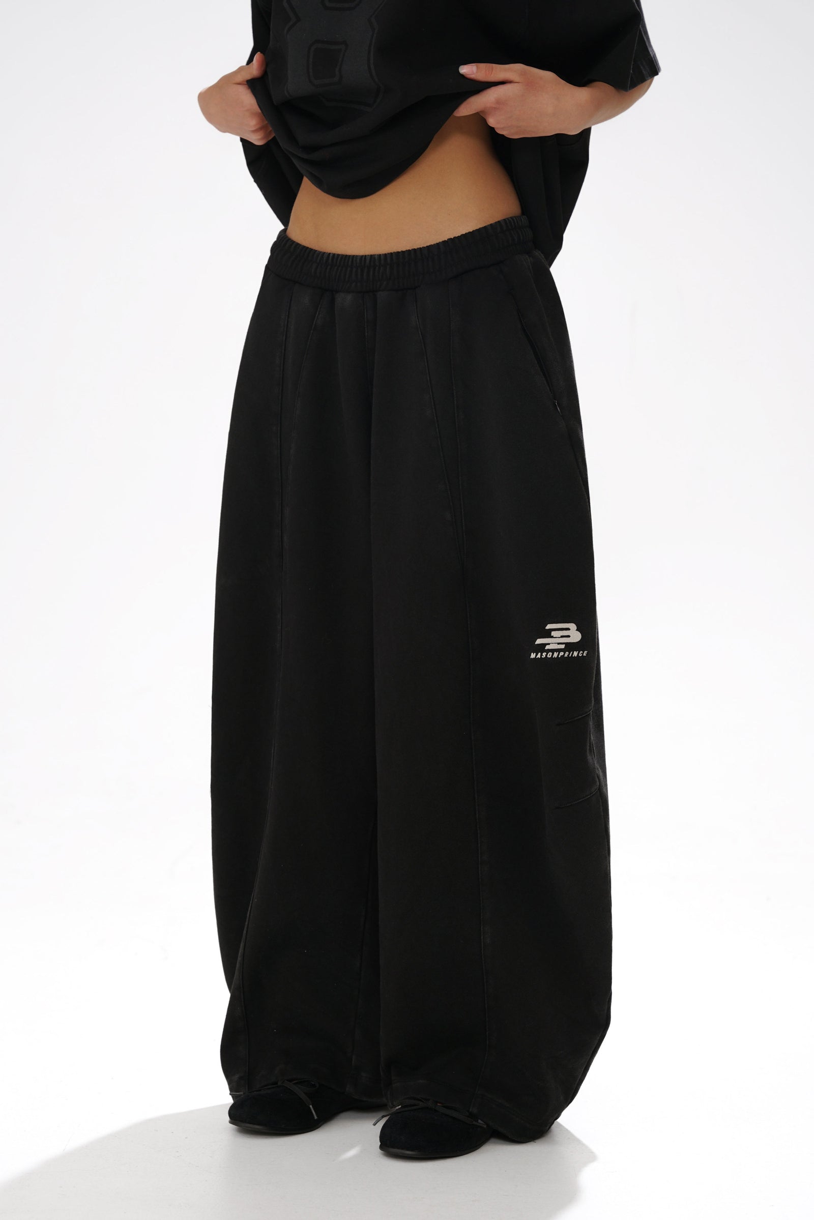 Unisex Curved Leg Sweatpants