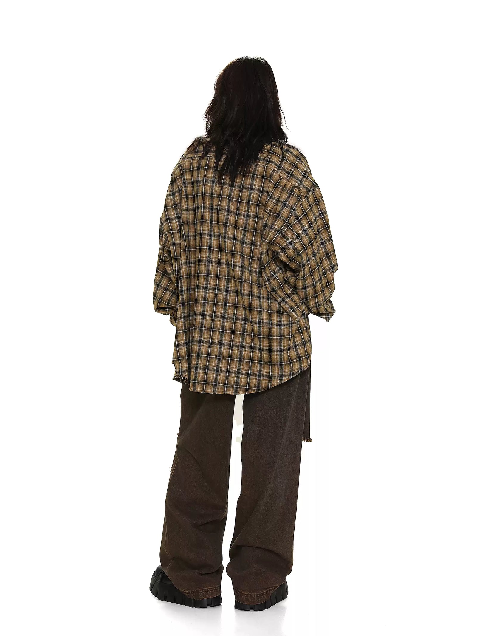 Unisex Vintage Plaid Shirt