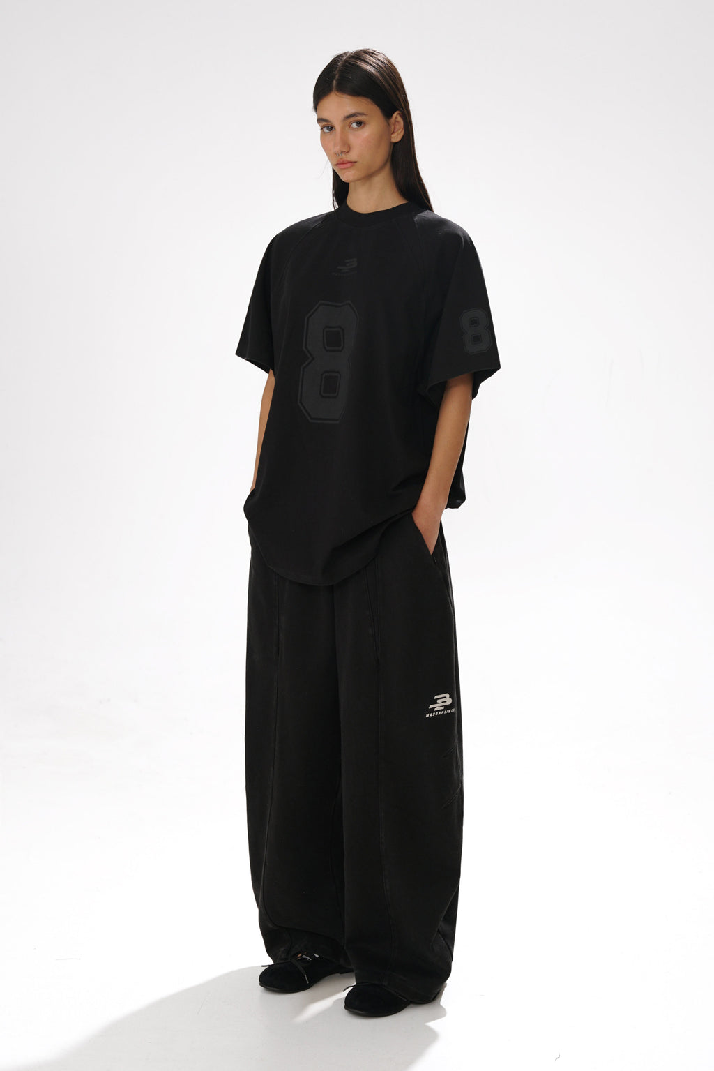 Unisex Curved Leg Sweatpants