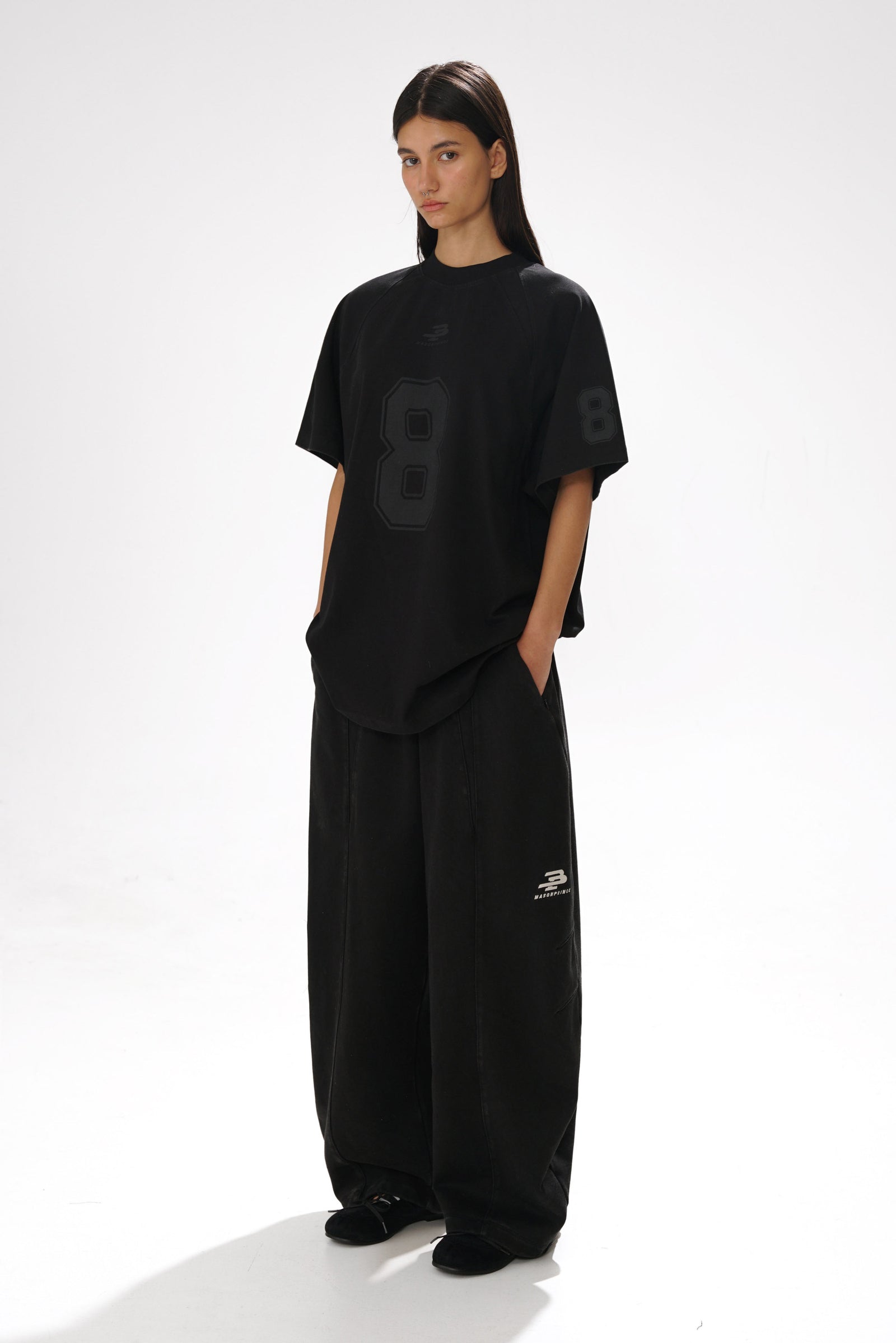 Unisex Curved Leg Sweatpants