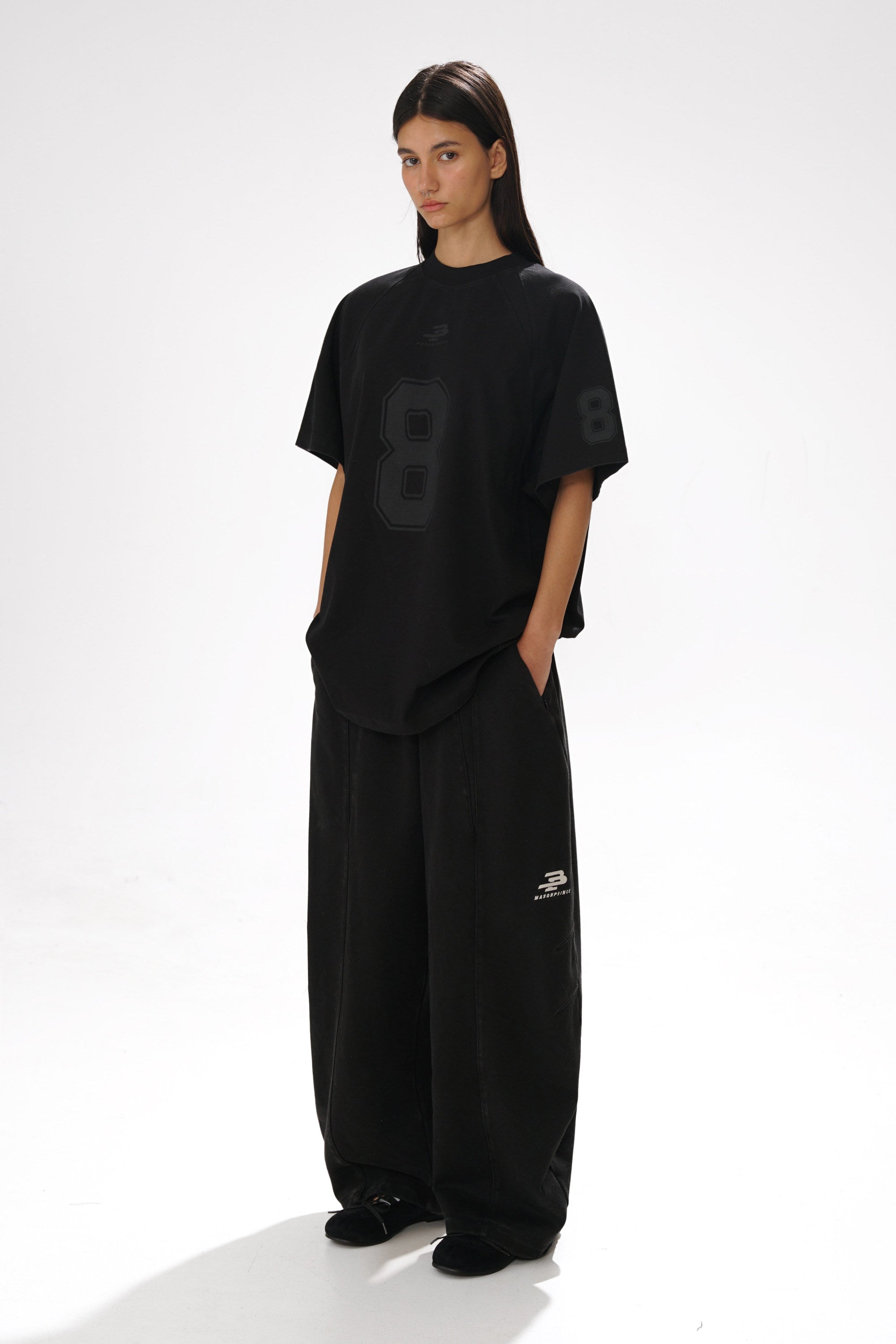 Unisex Curved Leg Sweatpants