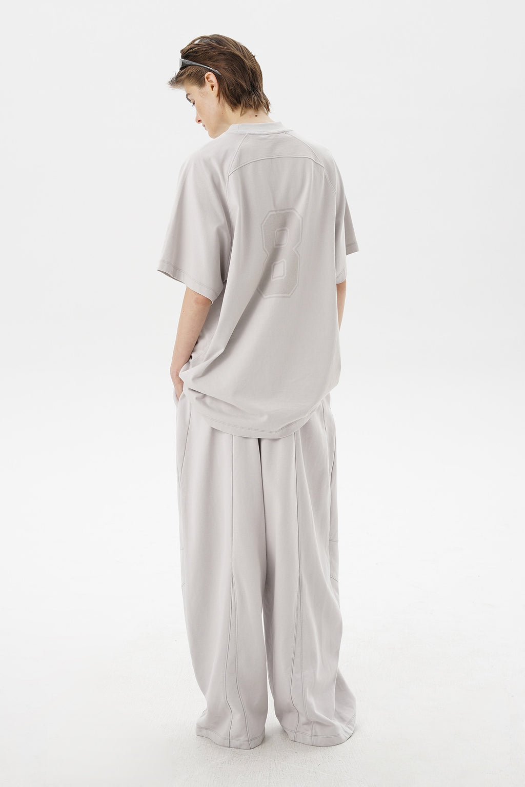 Unisex Curved Leg Sweatpants
