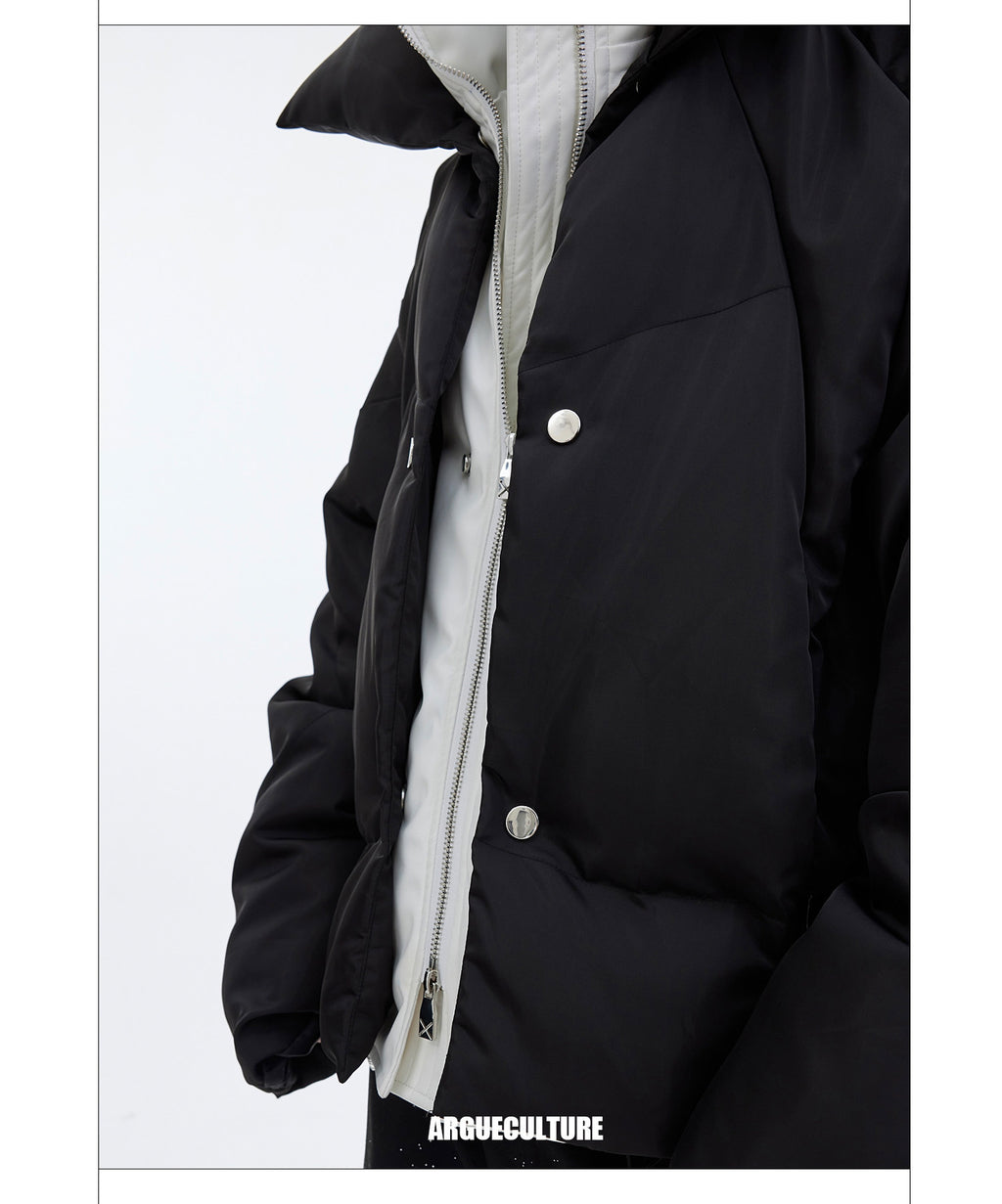 Glossy Quilted Padded Jacket