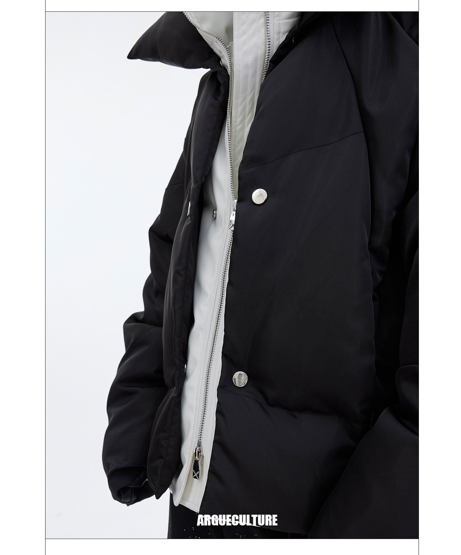 Glossy Quilted Padded Jacket