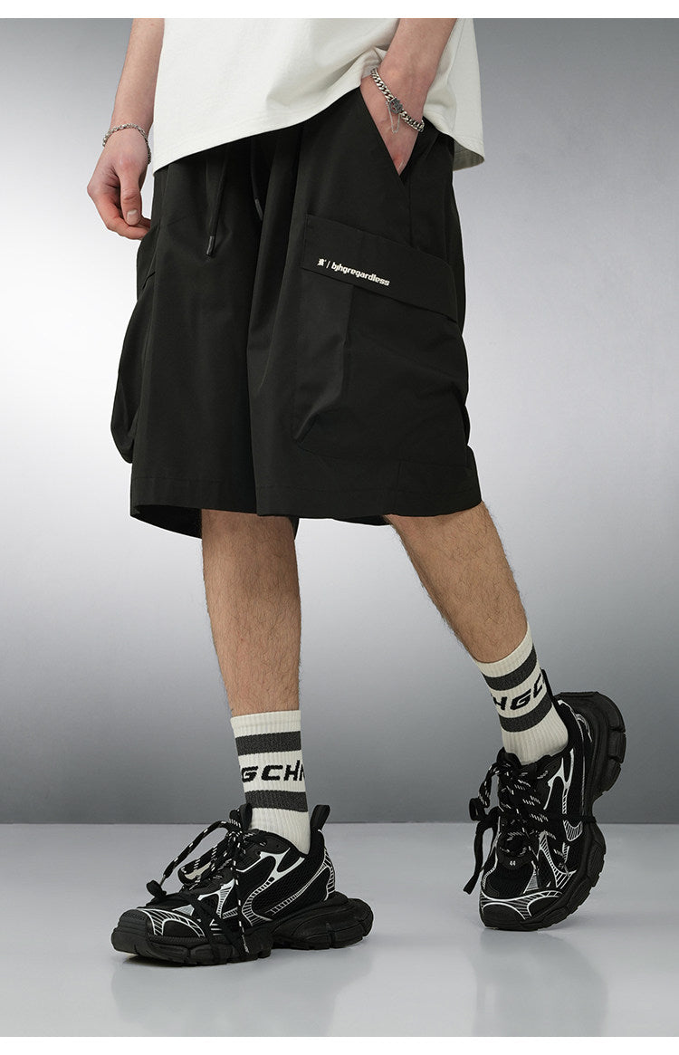 Loose Fit Outdoor Cargo Shorts