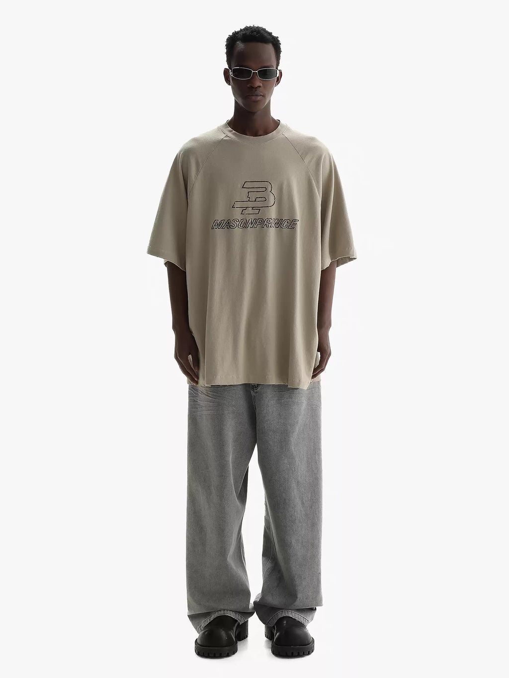 Retro Raglan Sleeve Oversized T-Shirt