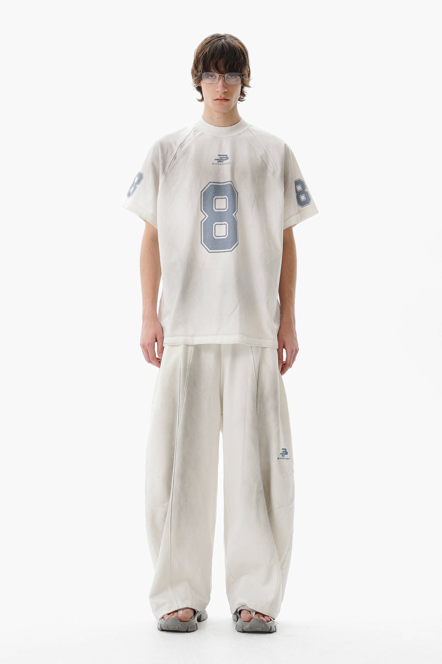 Unisex Curved Leg Sweatpants