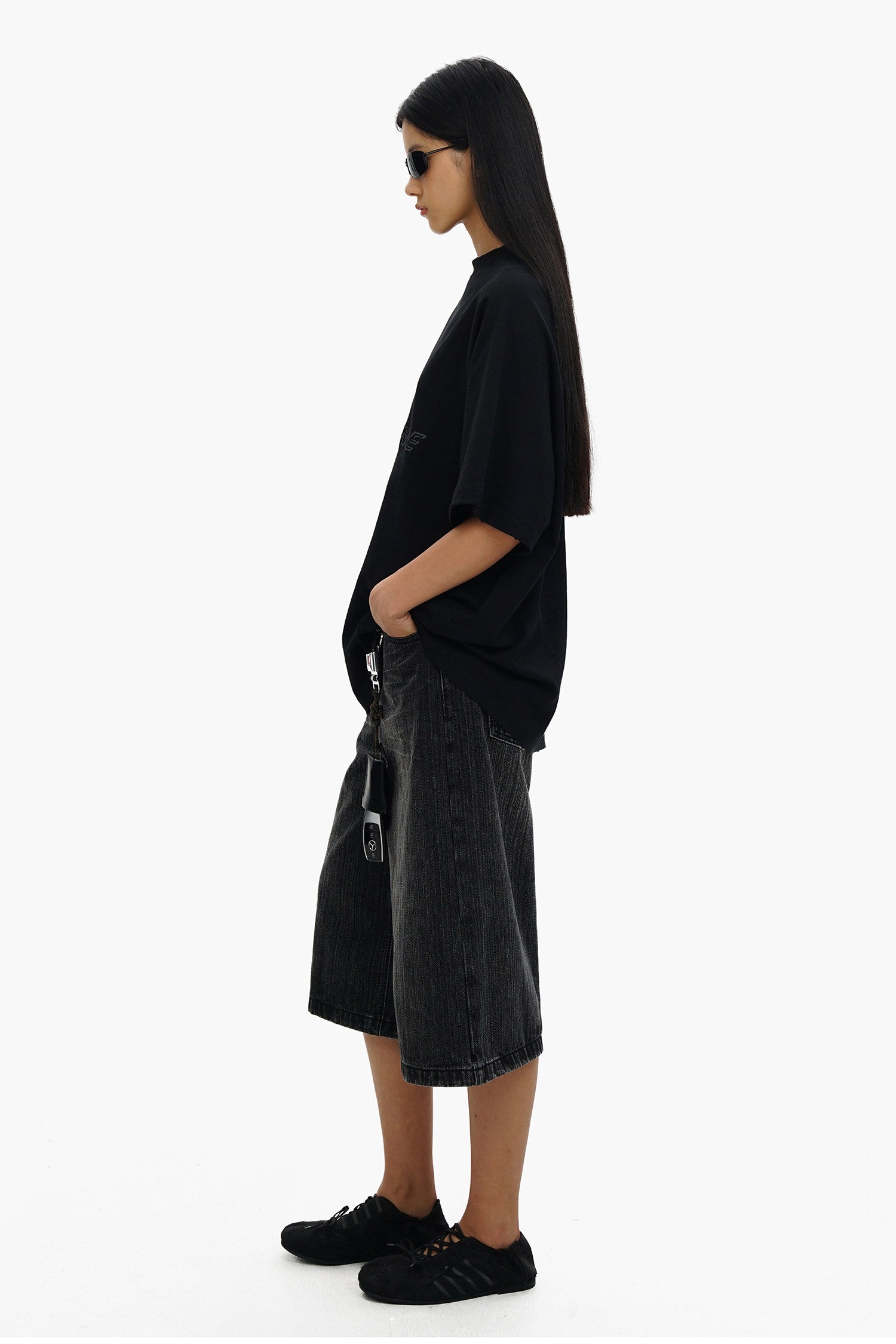 Retro Raglan Sleeve Oversized T-Shirt