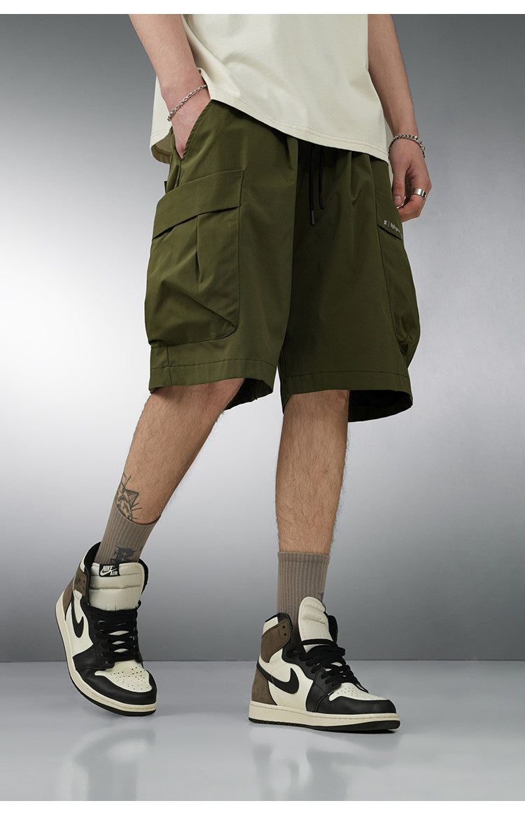 Loose Fit Outdoor Cargo Shorts