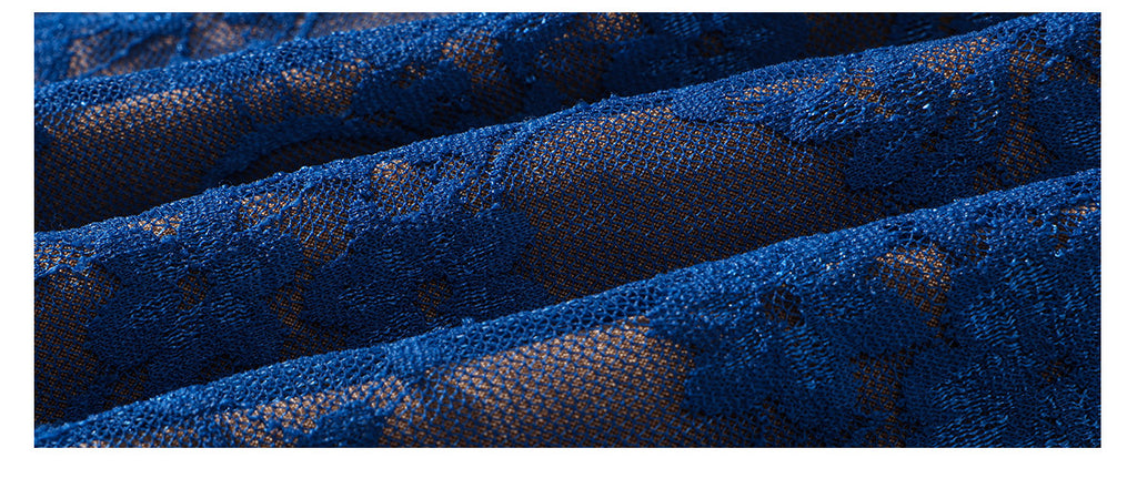 Royal Blue Backless Fishtail Bodycon Slip Maxi Dress
