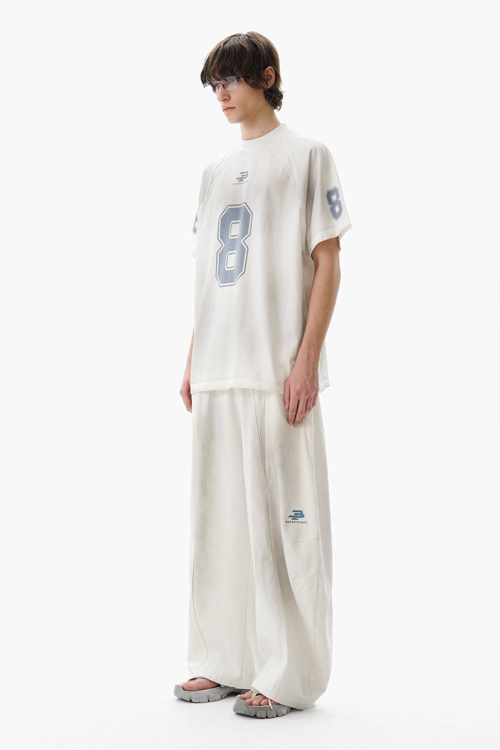 Unisex Curved Leg Sweatpants