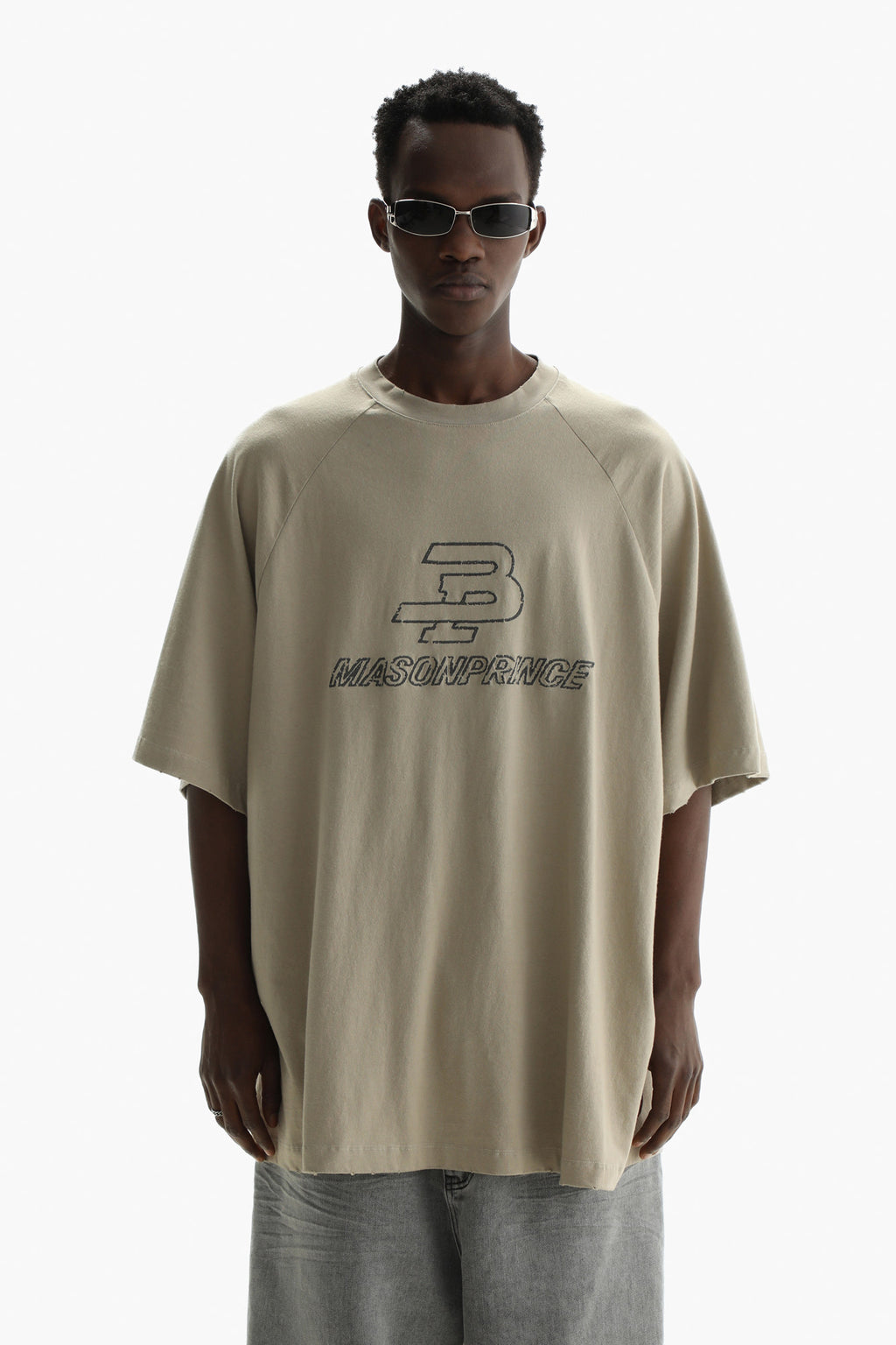 Retro Raglan Sleeve Oversized T-Shirt