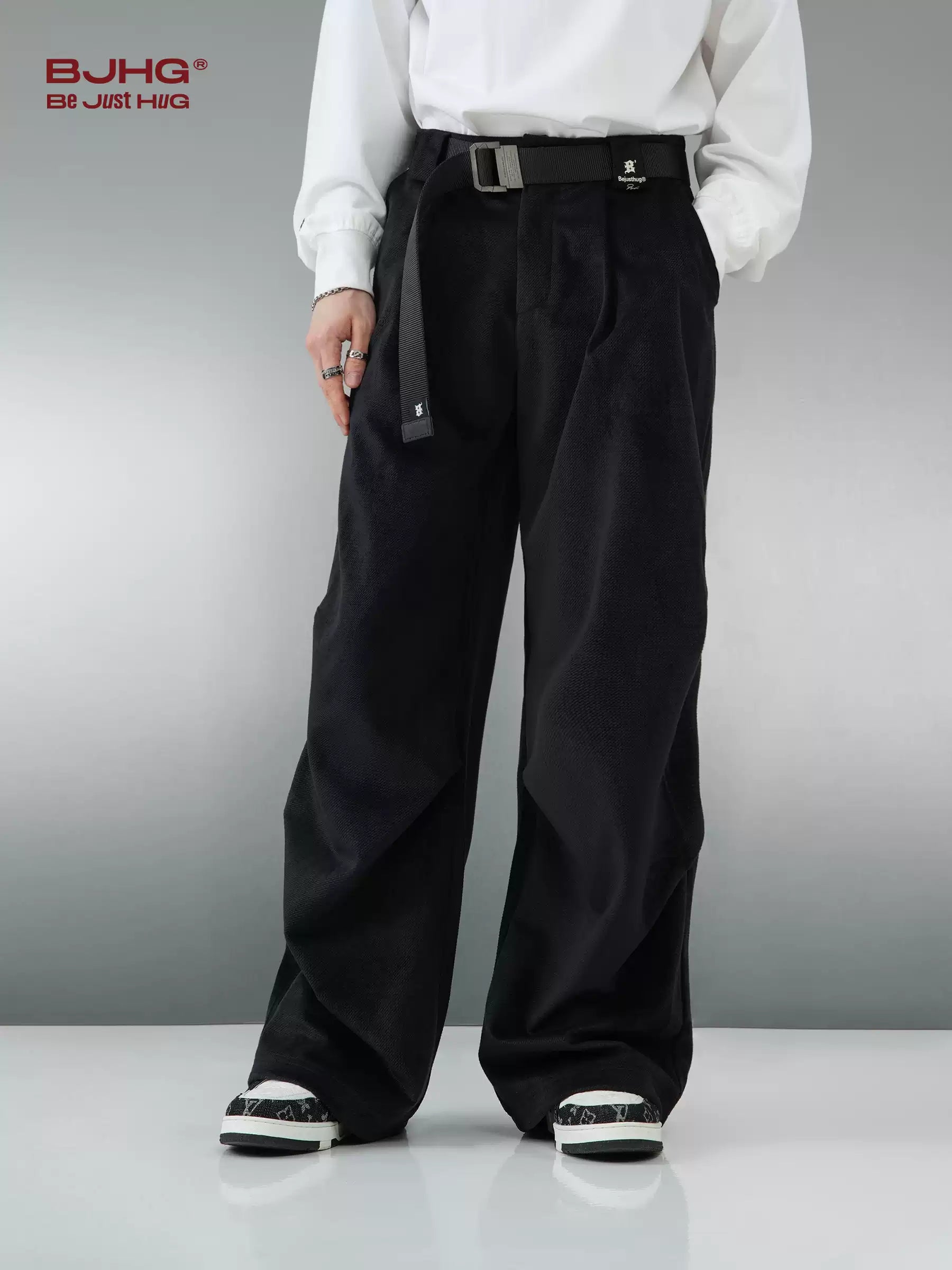 Utility Cargo Pants With Belt