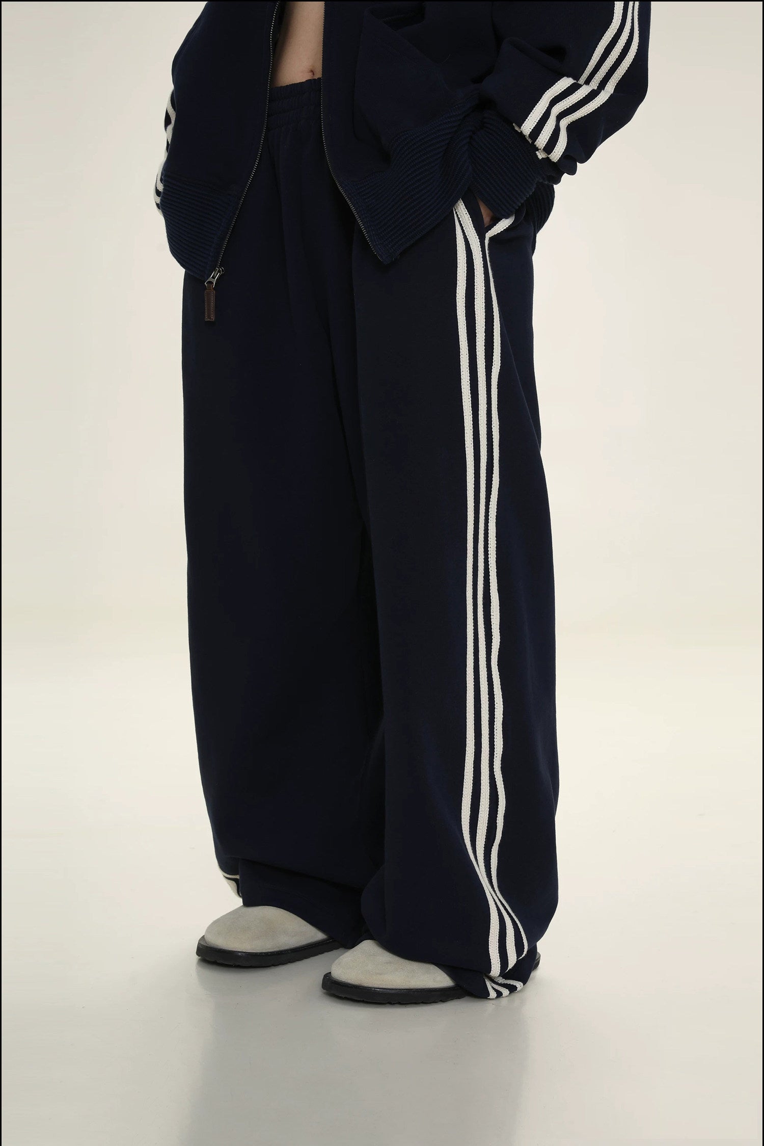 Unisex Retro Wide Leg Track Pants