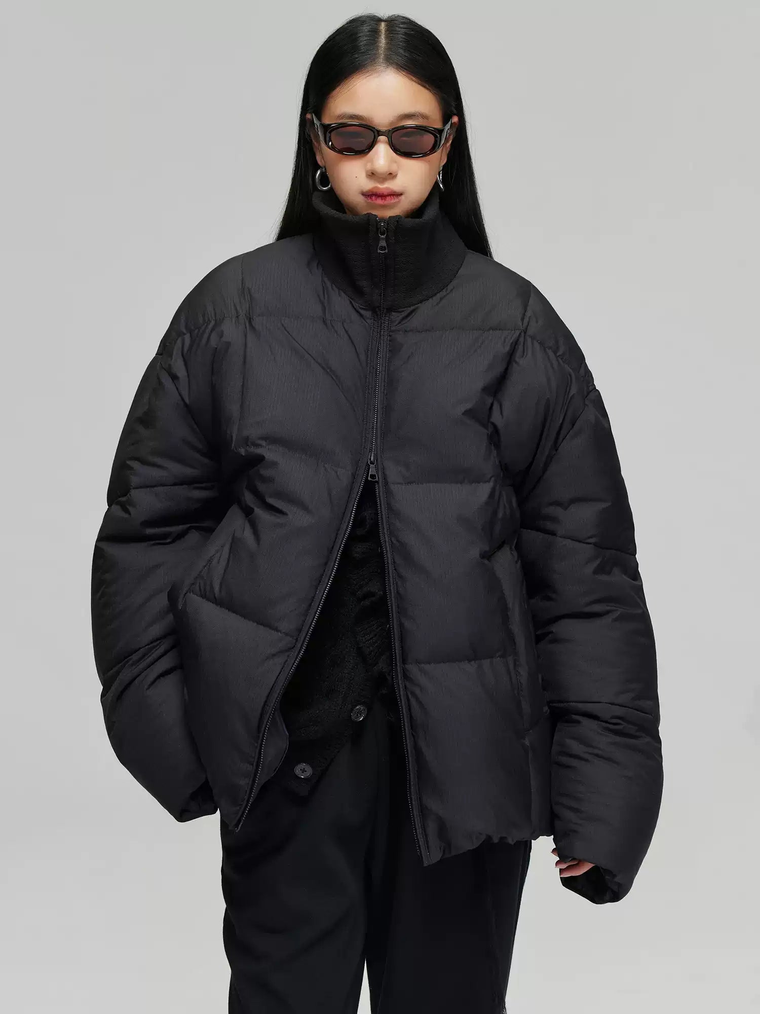 Coated Mid-Length Fitted Hunting Jacket