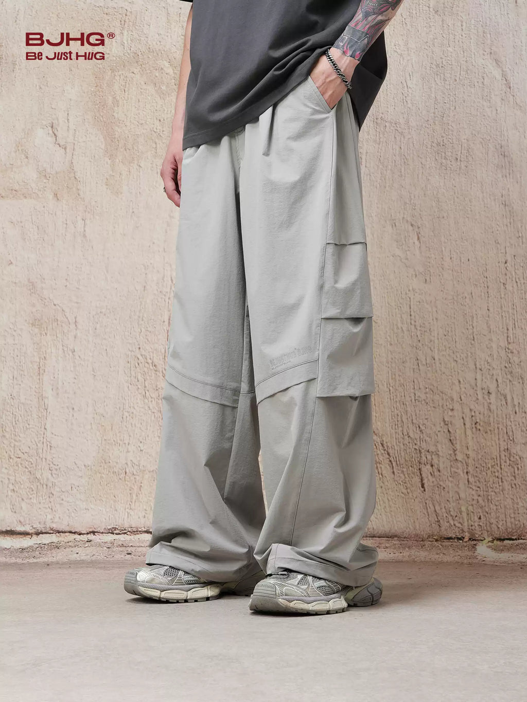 Lightweight White Utility Cargo Pants