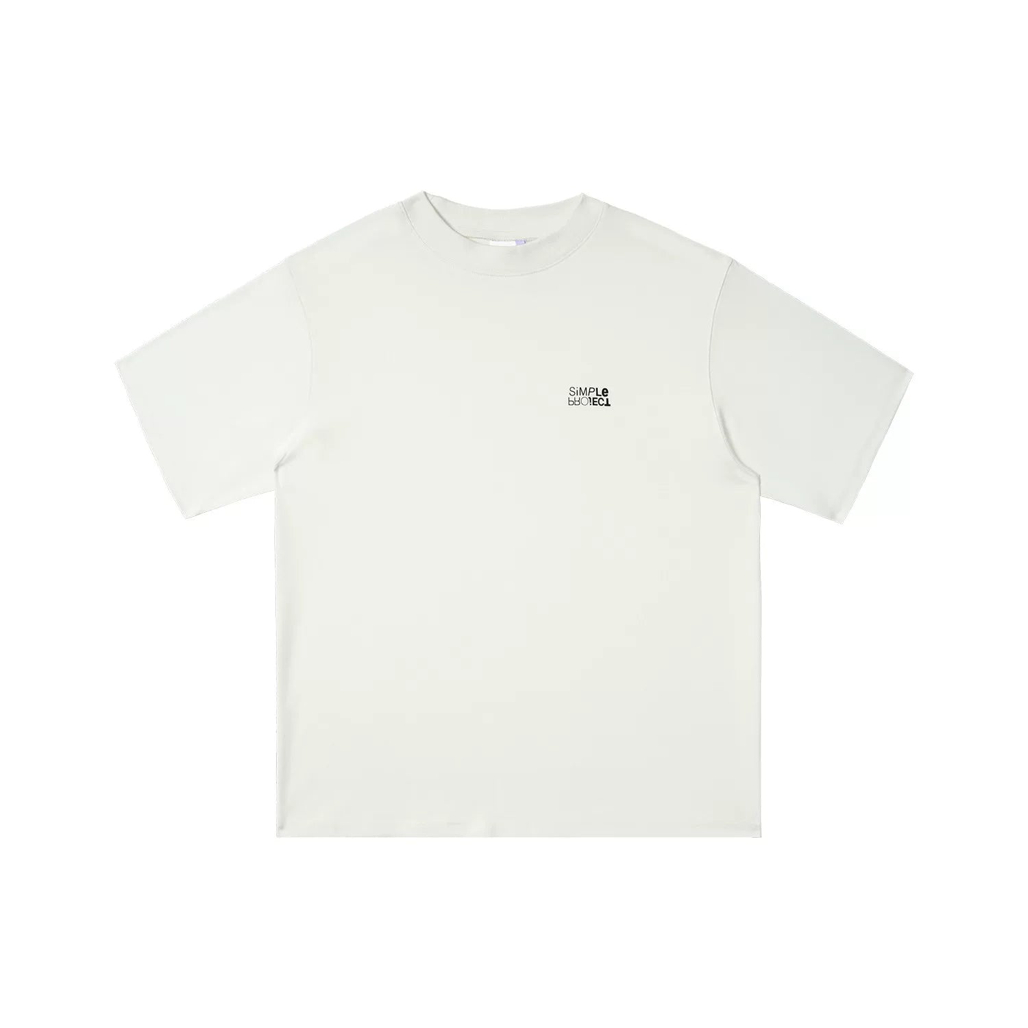 Inverted Logo Print Relaxed Short-Sleeve T-Shirt