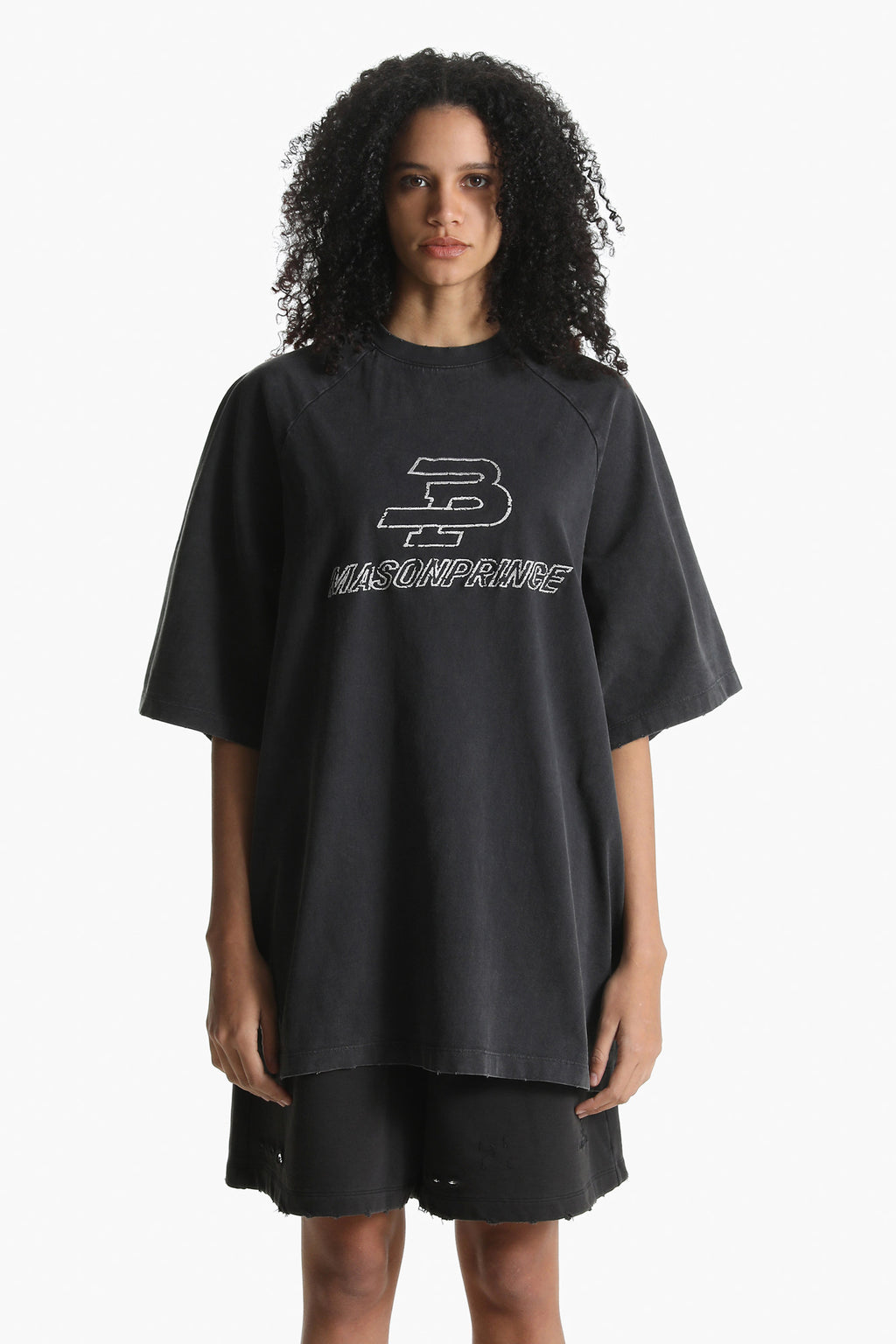 Retro Raglan Sleeve Oversized T-Shirt