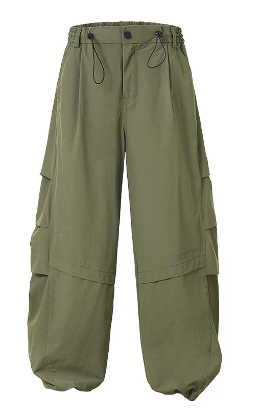 Lightweight White Utility Cargo Pants