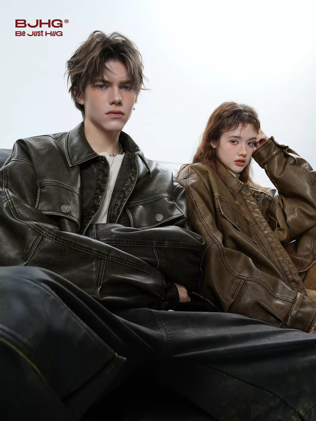 Unisex Vintage Motorcycle Jacket