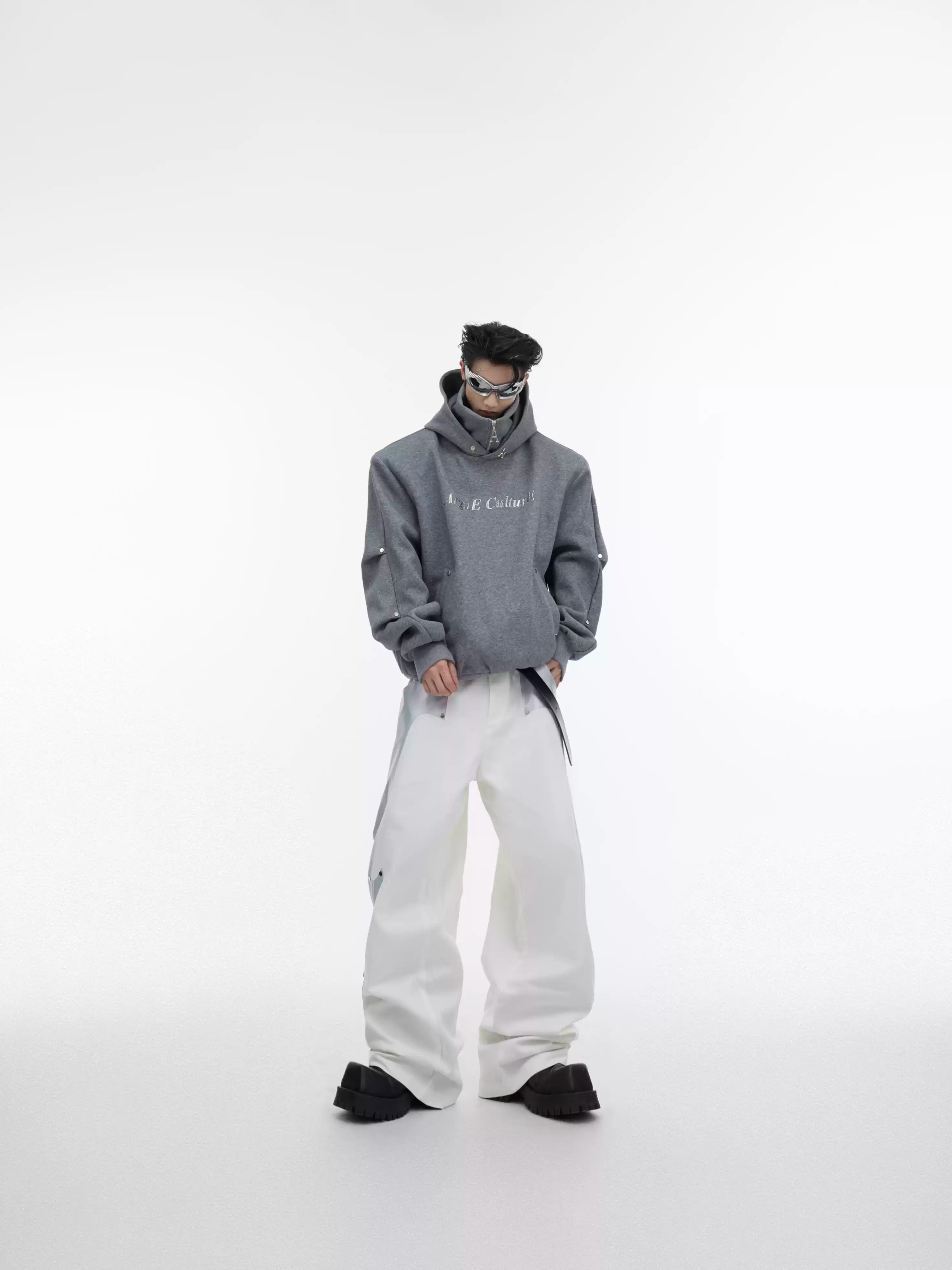 Silver-Studded Hoodie