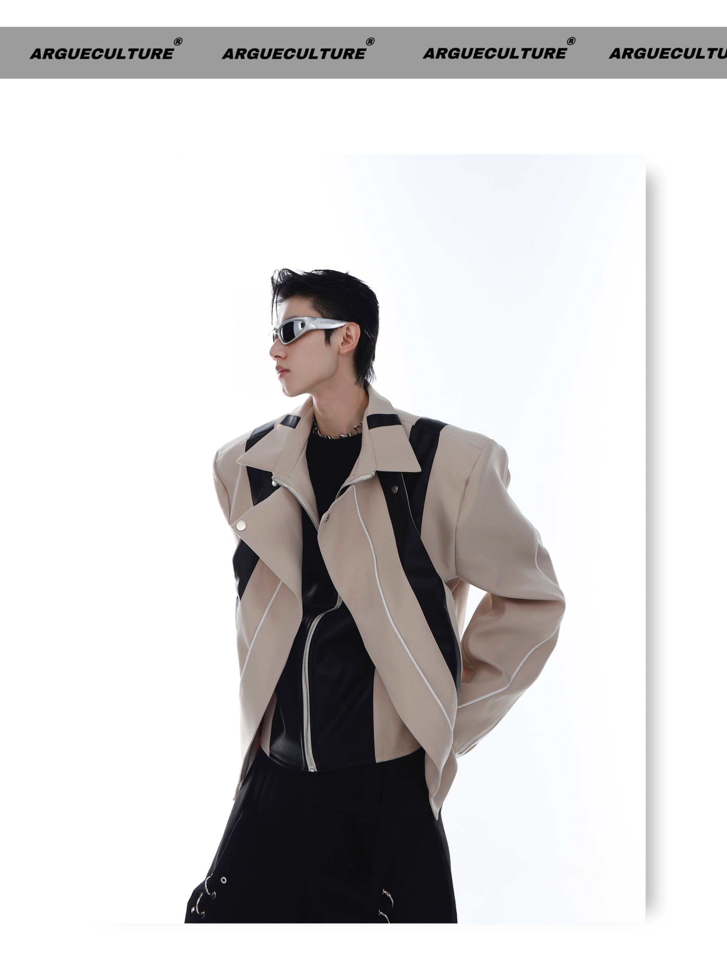 Spliced Motorcycle Jacket