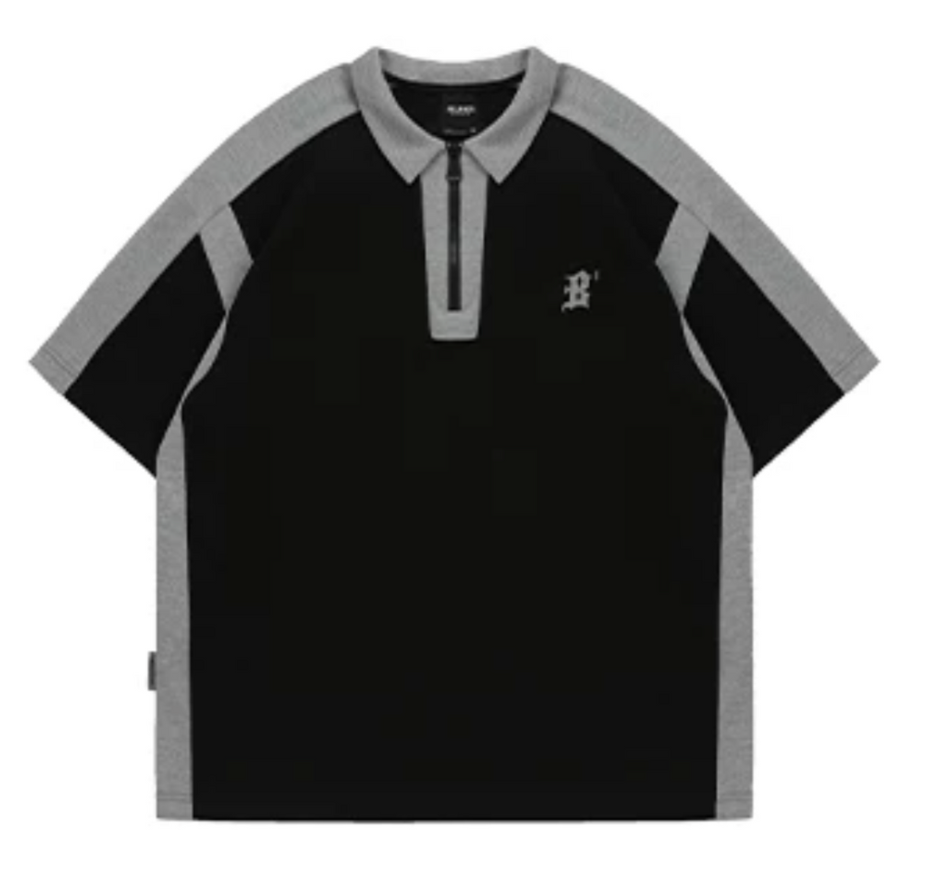 Unisex Oversized Retro Polo T-Shirt