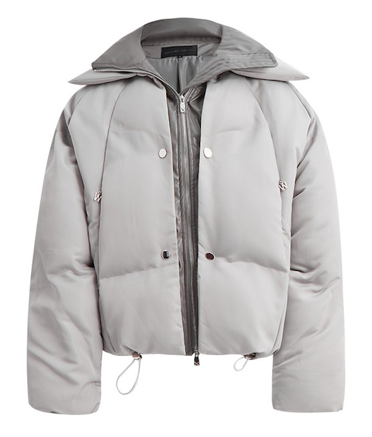 Glossy Quilted Padded Jacket