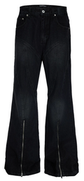 Flared Denim Trousers
