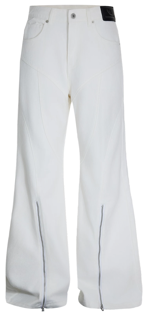 Flared Denim Trousers