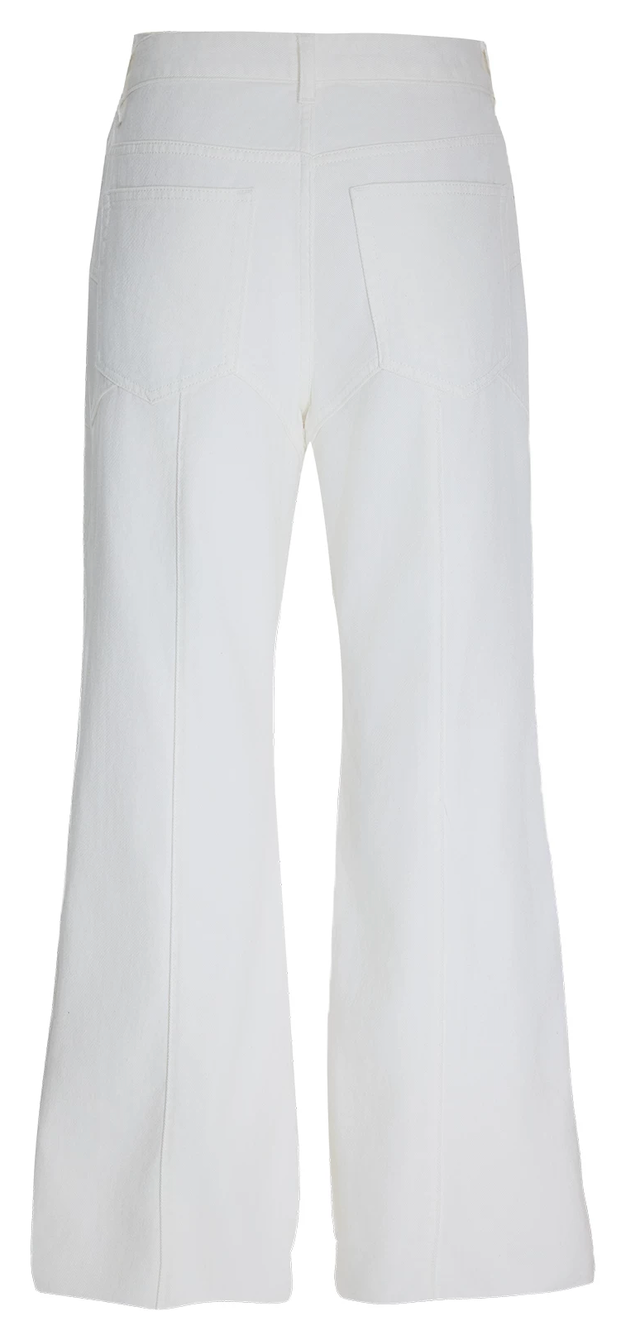 Flared Denim Trousers