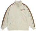 Unisex Vintage Faux Suede Bomber Jacket