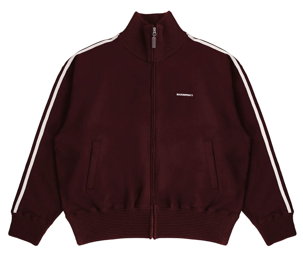 Unisex Retro Stand Collar Zip Track Jacket