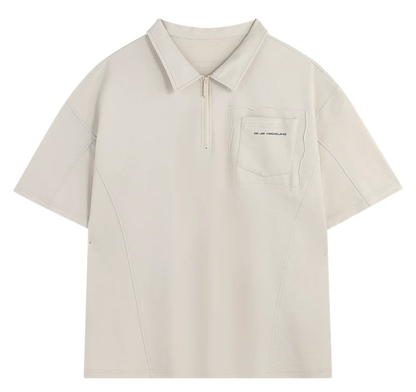 Heavyweight Piqué Cotton Polo Shirt