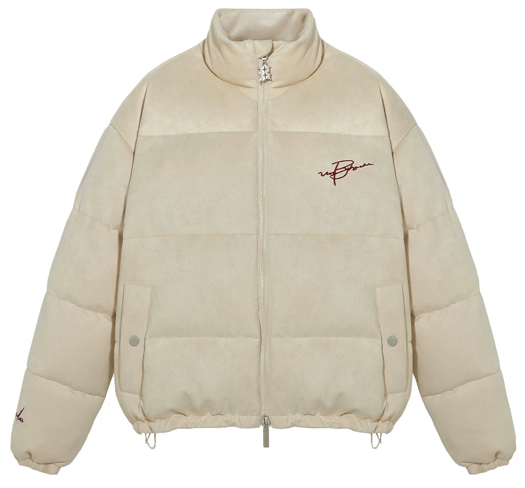 Unisex Embroidered Puffer Jacket