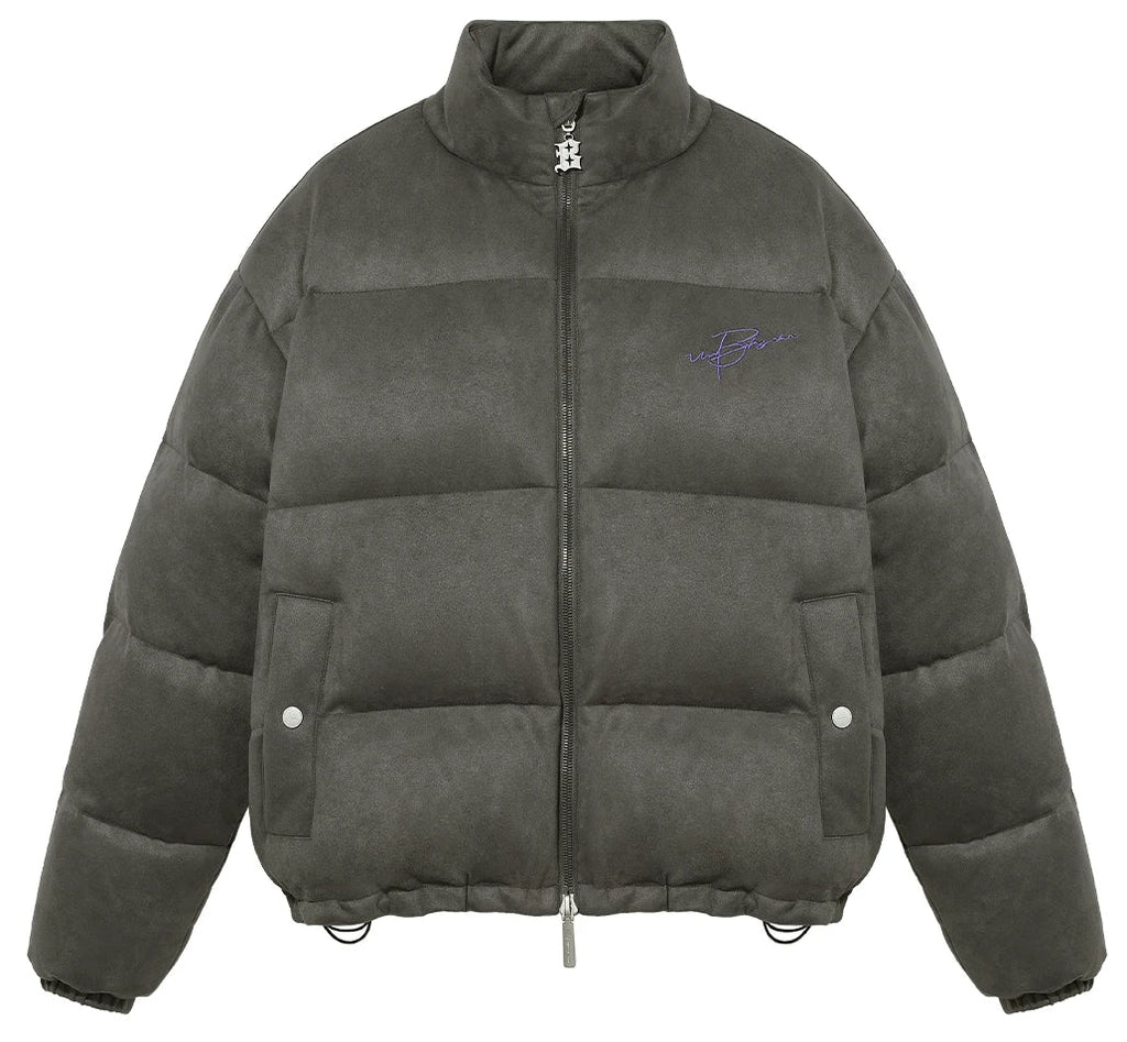Unisex Embroidered Puffer Jacket
