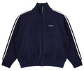 Unisex Retro Stand Collar Zip Track Jacket