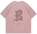 Unisex Oversized Thorns Suede T-Shirt