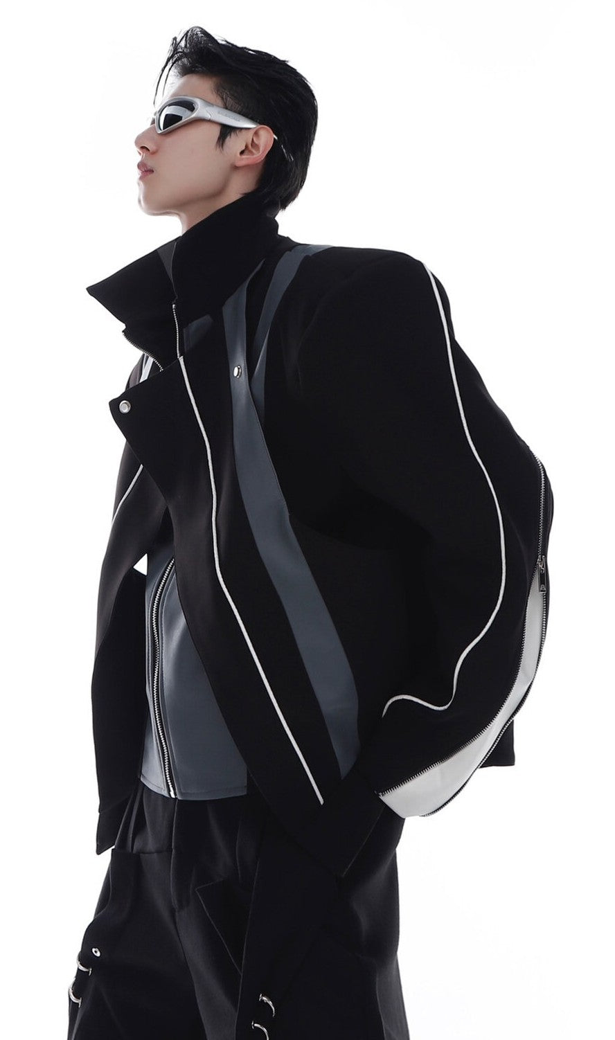 Spliced Motorcycle Jacket