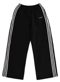 Unisex Retro Wide Leg Track Pants