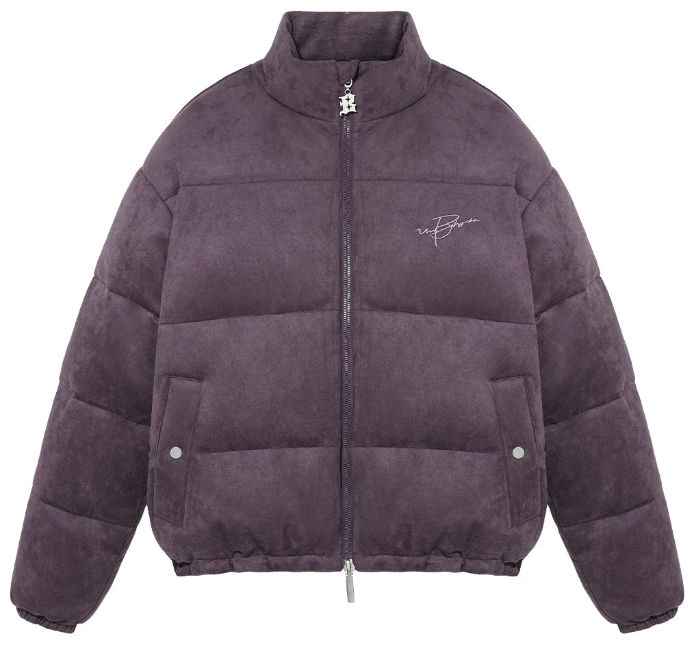 Unisex Embroidered Puffer Jacket