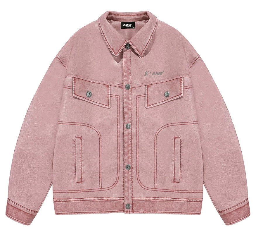 Unisex Vintage Motorcycle Jacket