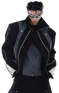 Spliced Motorcycle Jacket